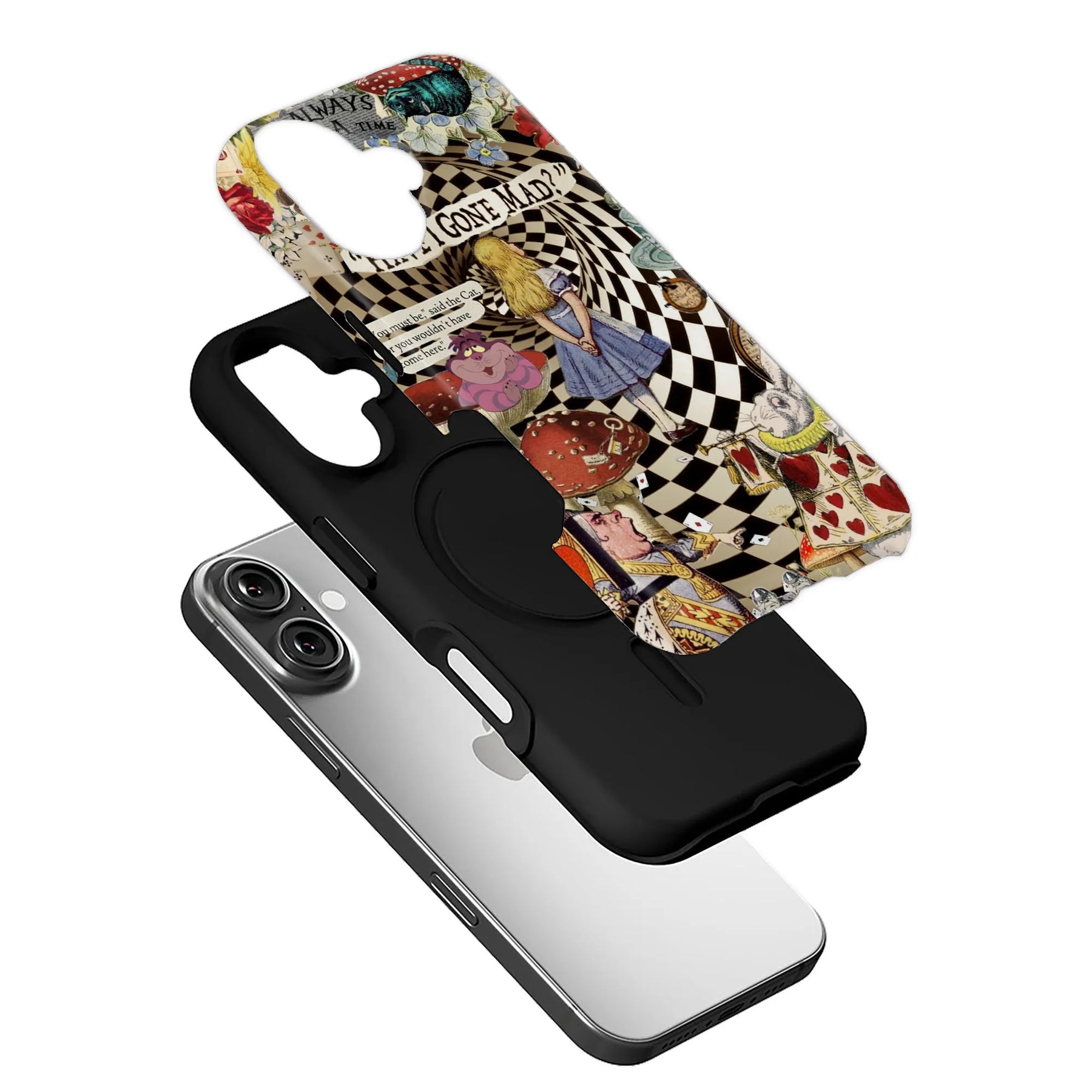 Funda para teléfono inspirada en Alicia en el país de las maravillas