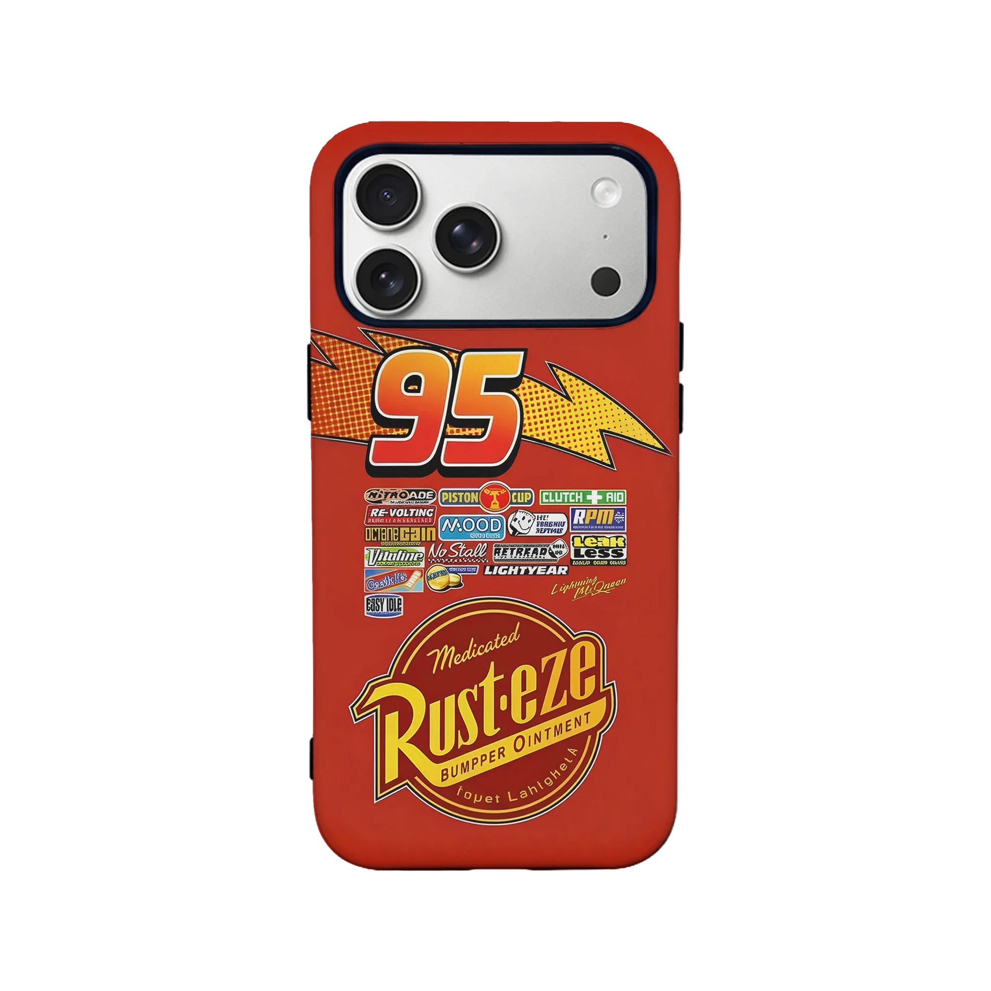 Lightning McQueen Number 95 TPU+PC IPhone 17 Pro Max phone case