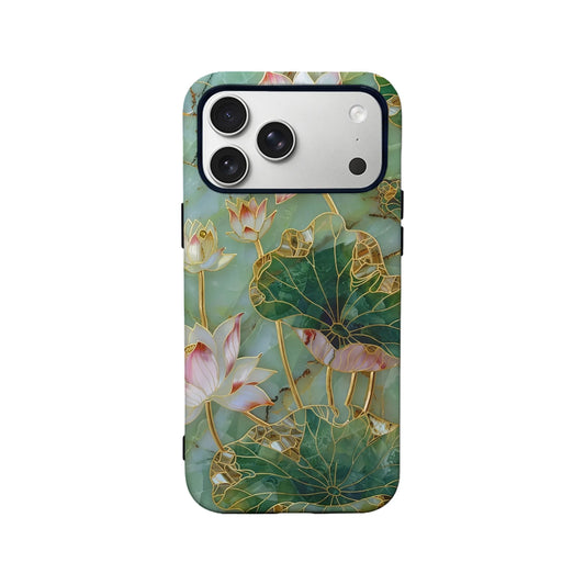 Elegant Lotus Flower Phone Case for iPhone