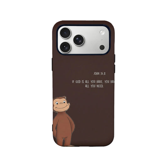 Curious Monkey Inspirational Phone Case