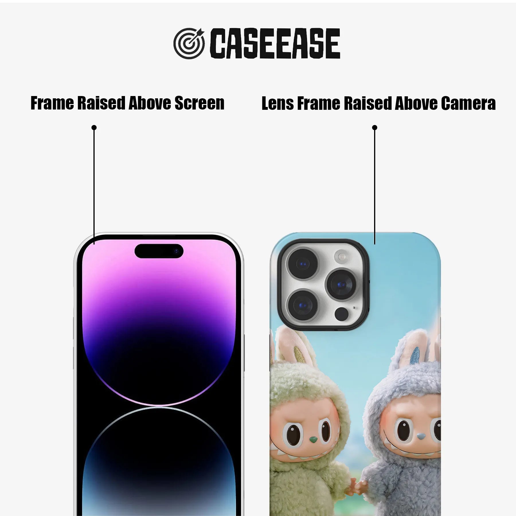 Cute Labubu Friends Phone Case