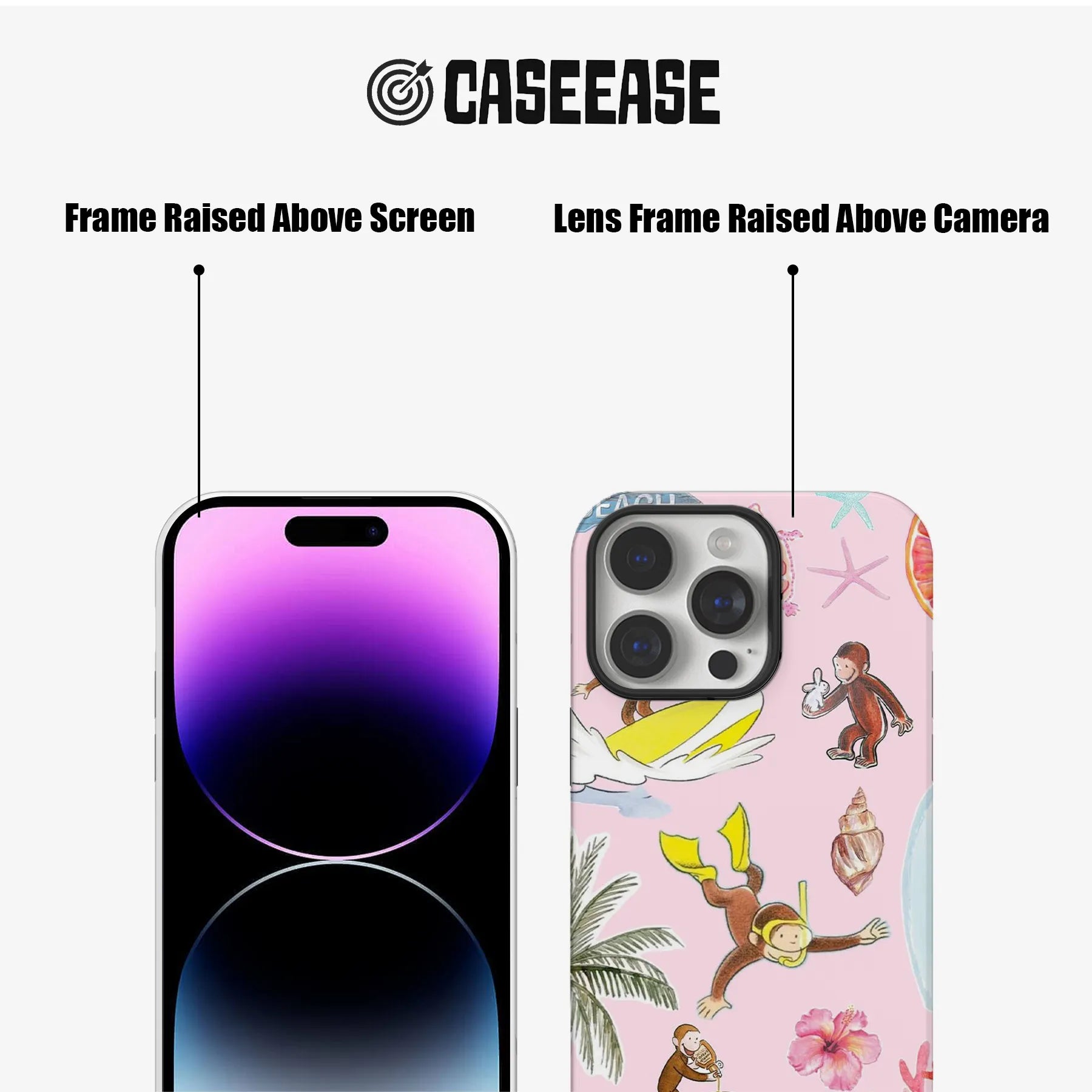 Curious George Beach Phone Case