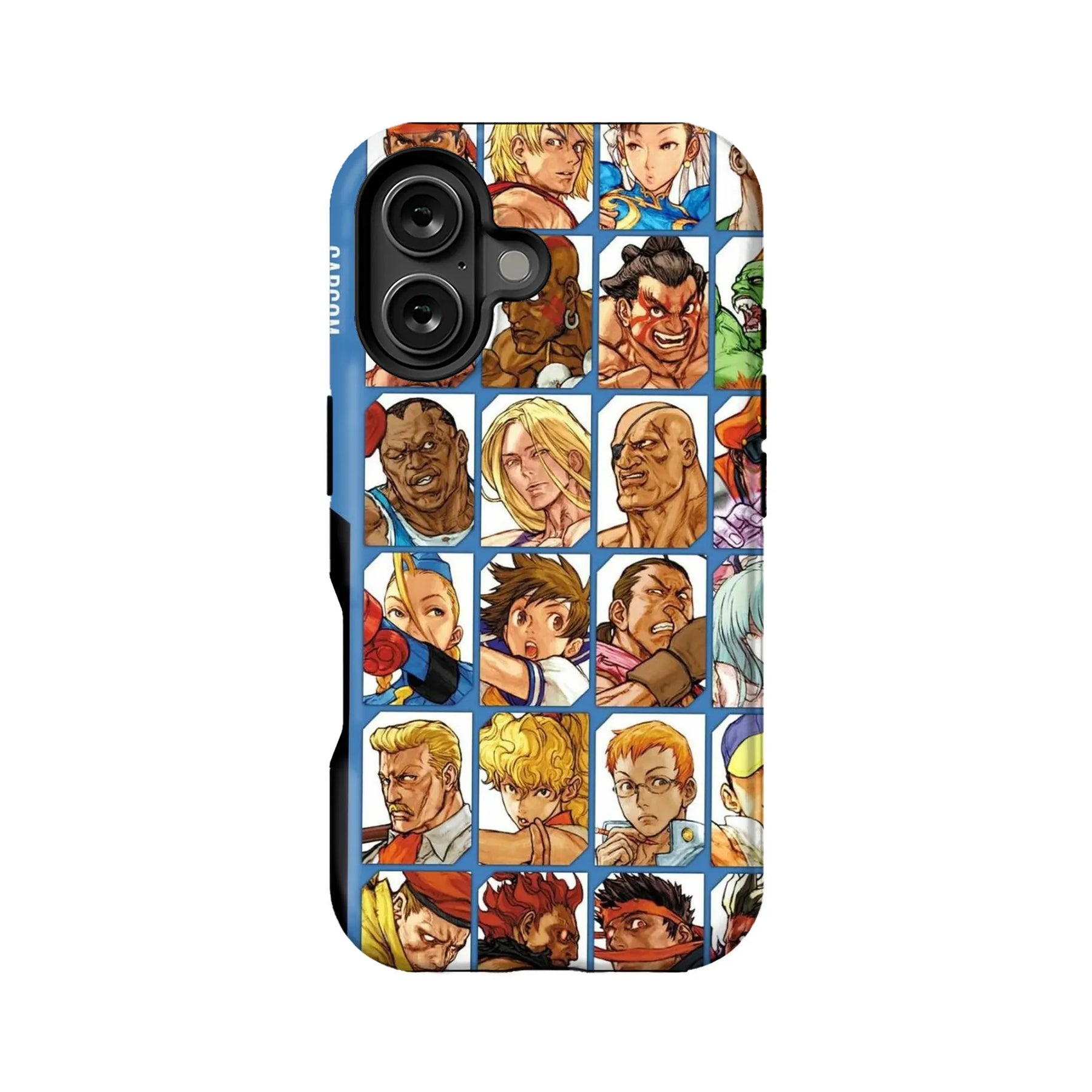 Funda para teléfono con collage de personajes de Street Fighter