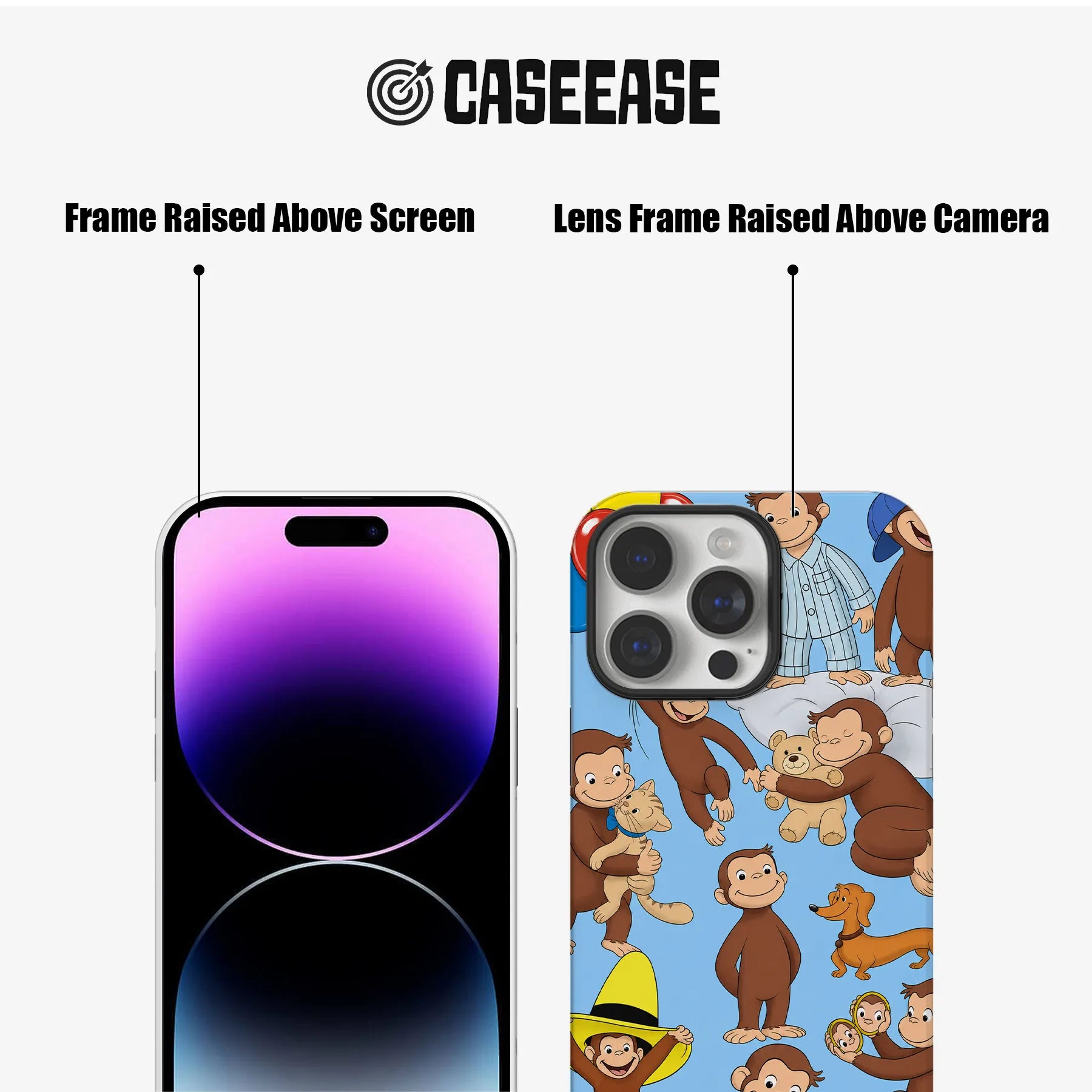 Curious George Blue Playtime Phone Case