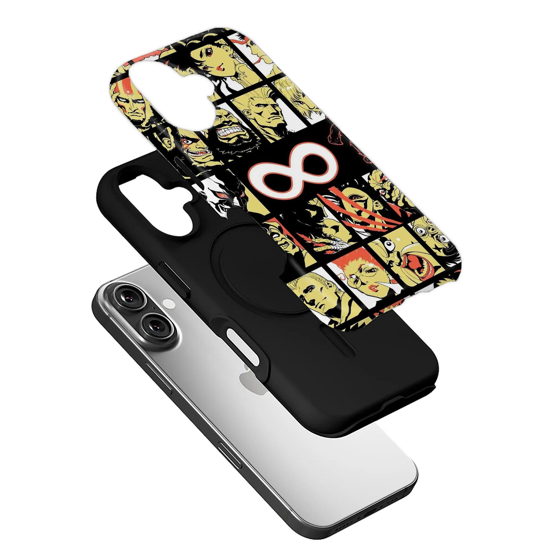 Funda para teléfono Infinity con personajes de anime
