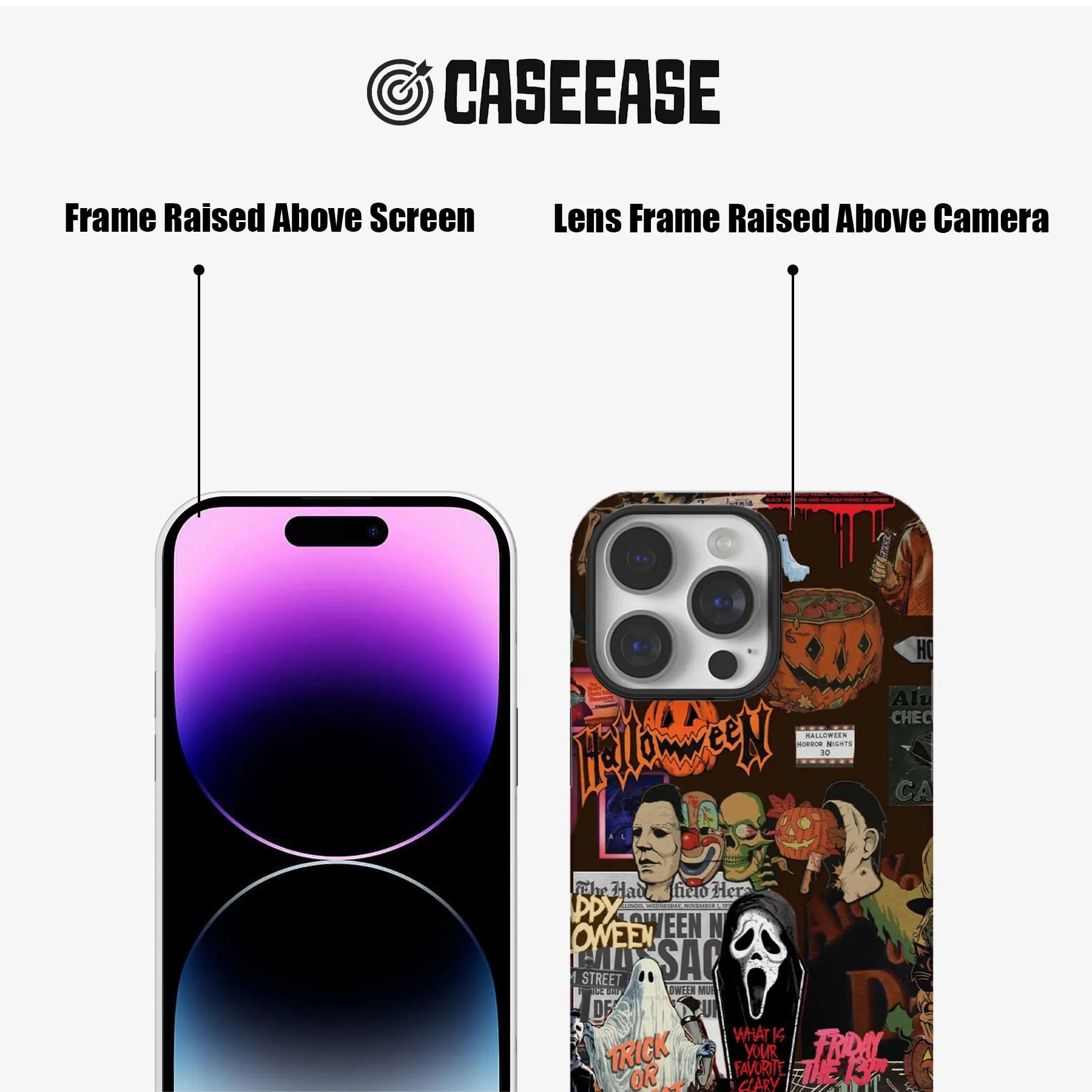 Funda de teléfono de terror de Halloween
