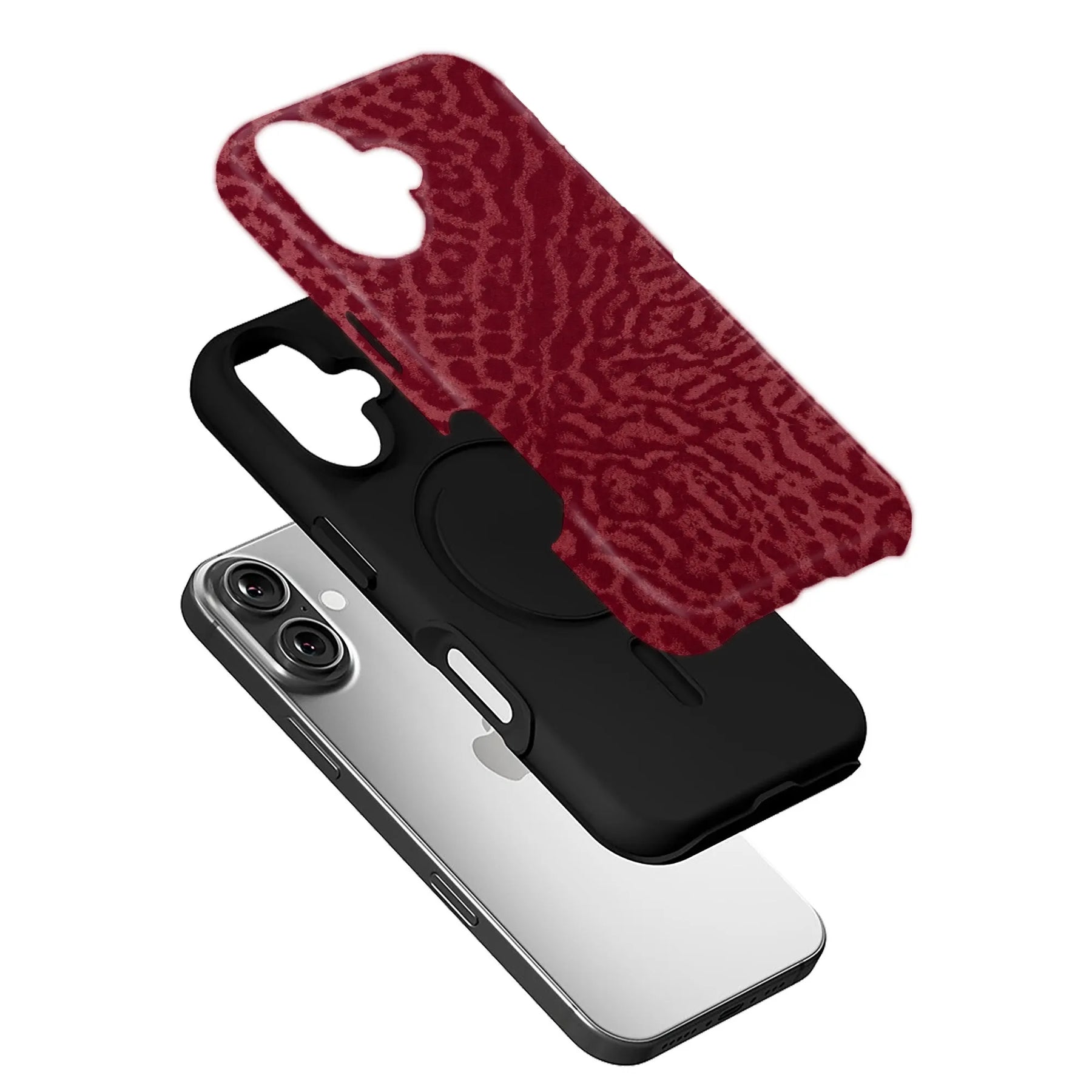 Elegant Burgundy Texture Phone Case