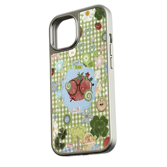 Cute Love Bug Phone Case - Whimsical Design & Pastel Colors