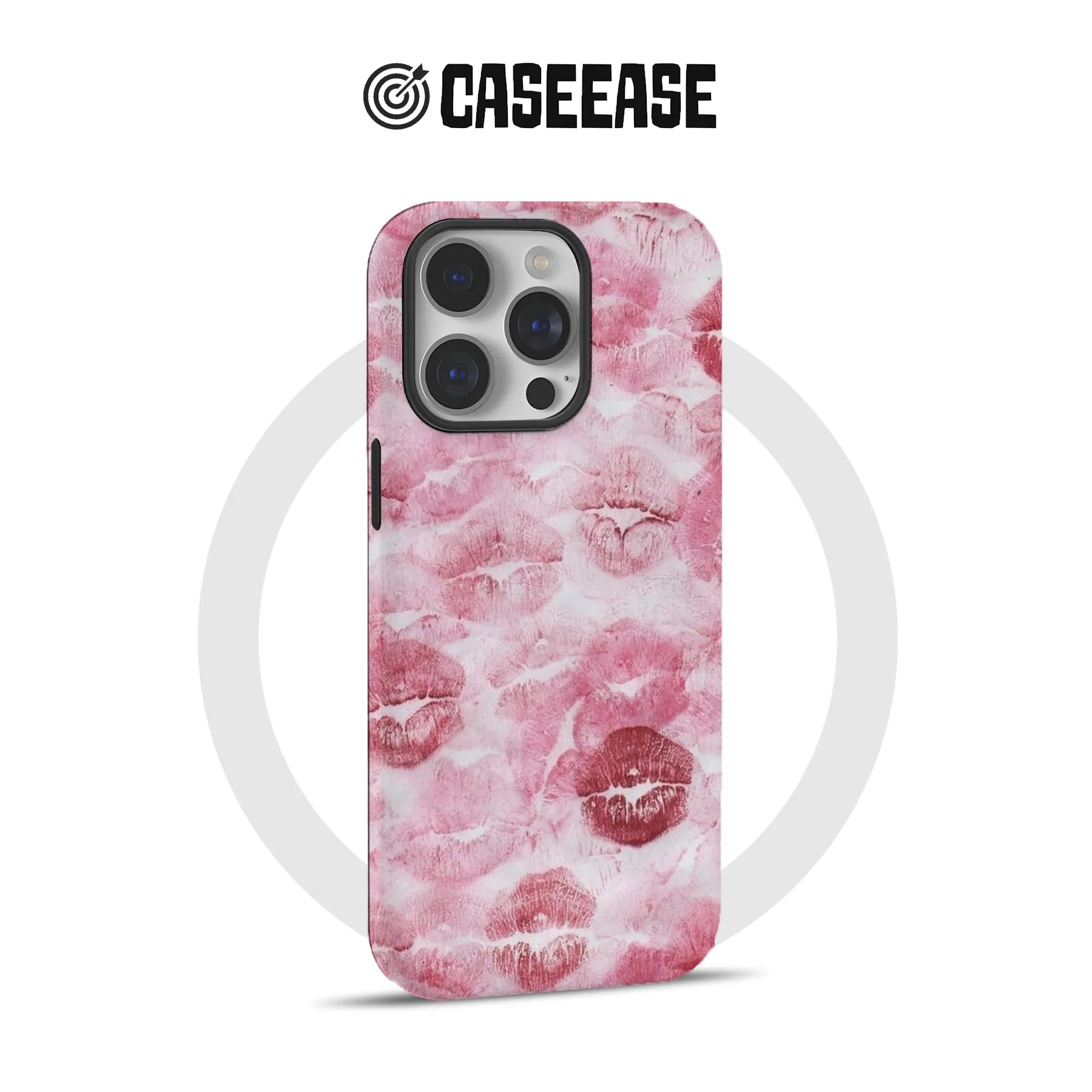 Kiss Mark Phone Case - Stylish and Chic Design