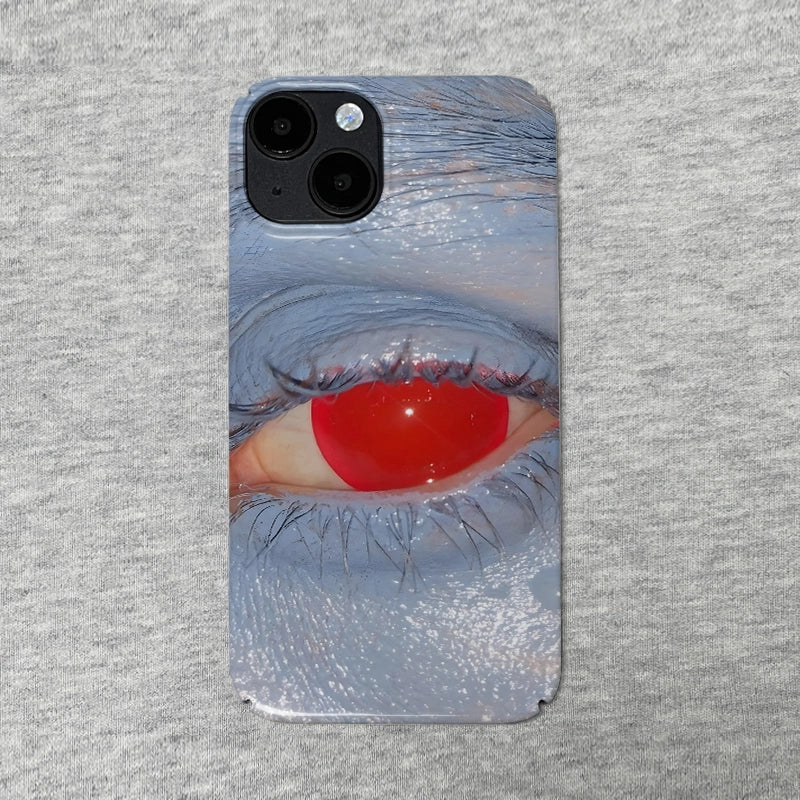 Red-Eye Surreal Phone Case 2025 – Unique Artistic Vision Design