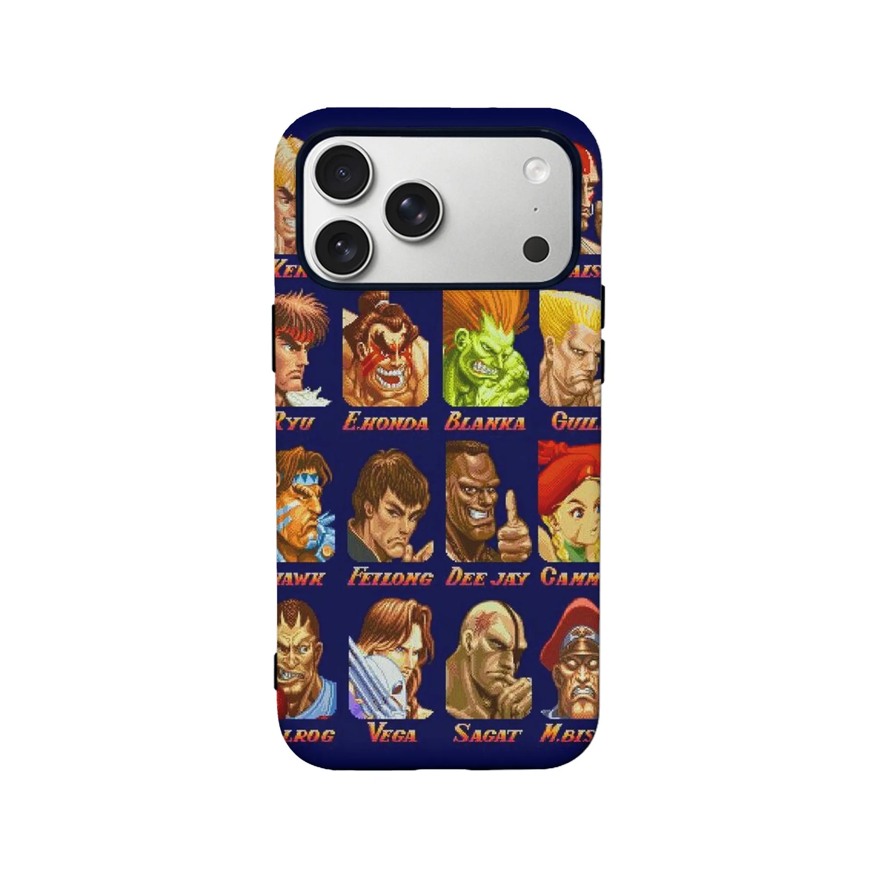Funda para teléfono con el personaje de Street Fighter