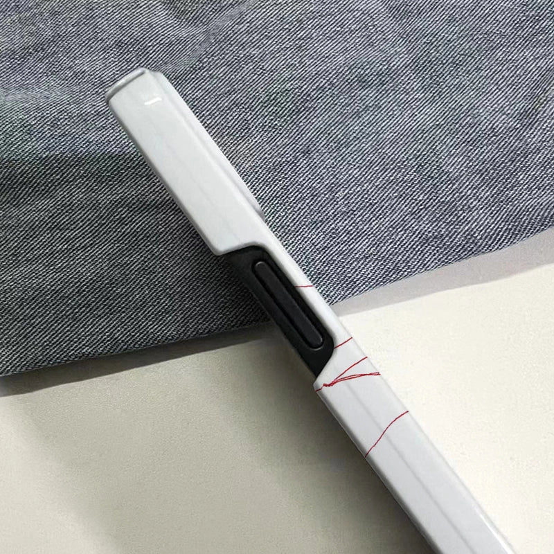 Minimalist White Phone Case – "Life Isn’t Measured"