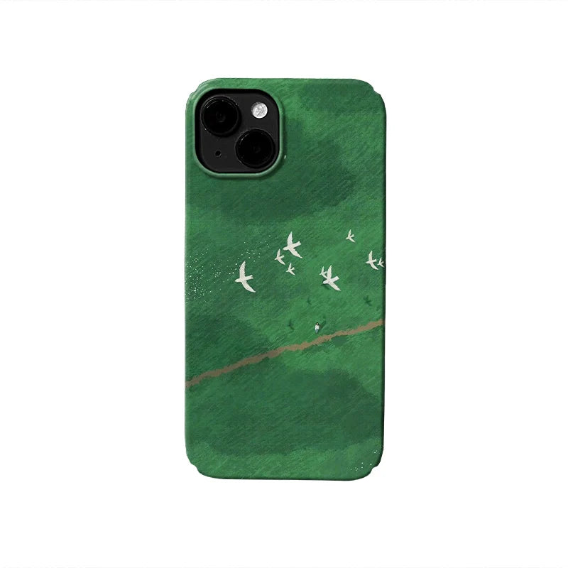 Wild Birds Soaring Minimalist IPhone Phone Case