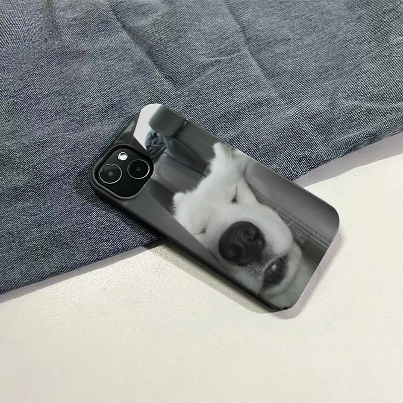 White Puppy Cute Animal IPhone Phone Case