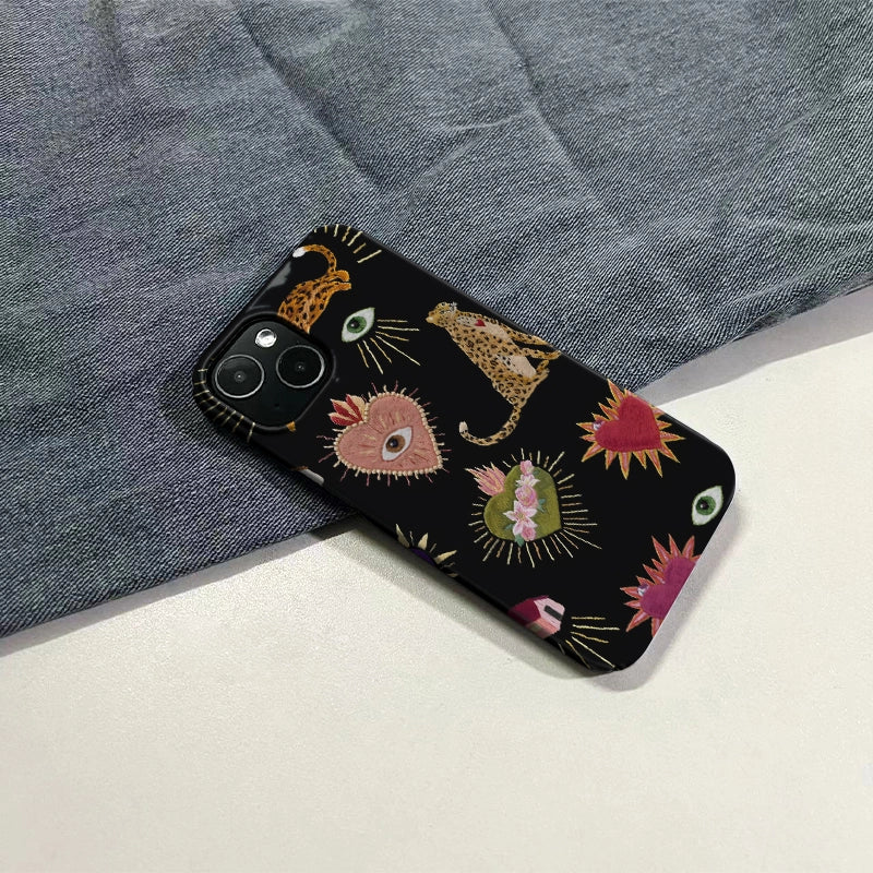 Boho Wild Love Phone Case – Artistic and Whimsical Design