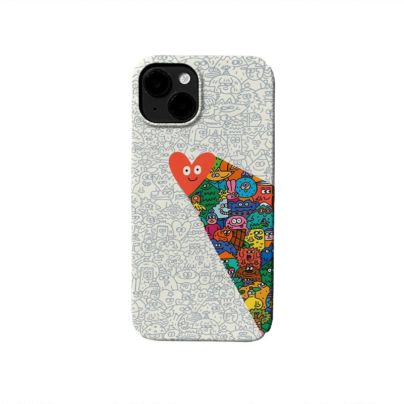 Heart Lighting Minimalist IPhone Phone Case