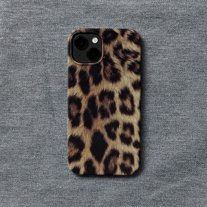 Natural Brown Leopard iPhone Case – Wild & Elegant
