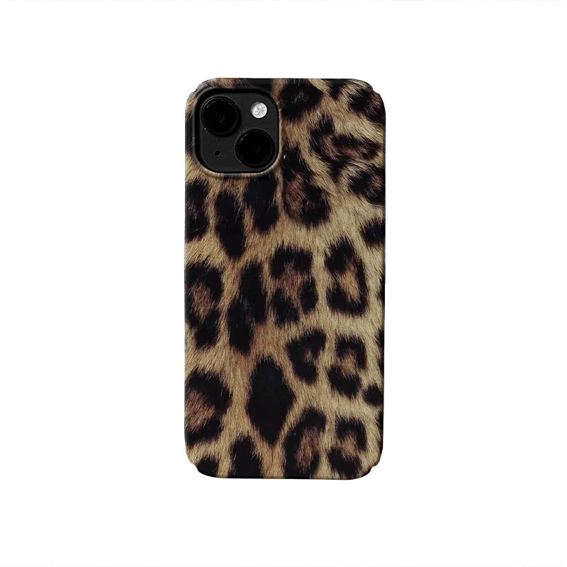 Natural Brown Leopard iPhone Case – Wild & Elegant