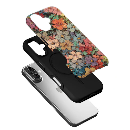 Blooming Garden Phone Case – Vibrant Floral Art Design