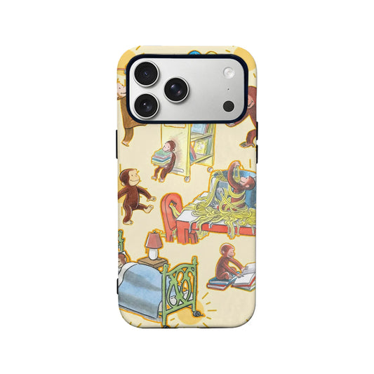 Curious George Fun iphone 16 phone case