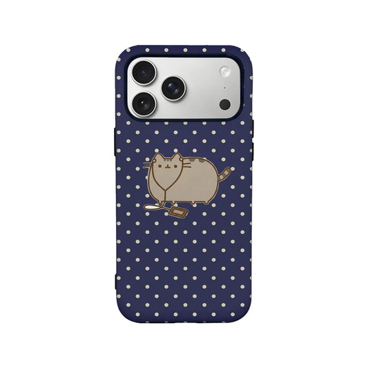 Cute Pusheen Cat Polka Dot Phone Case
