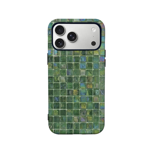 Mosaic Green Phone Case - Stylish & Durable