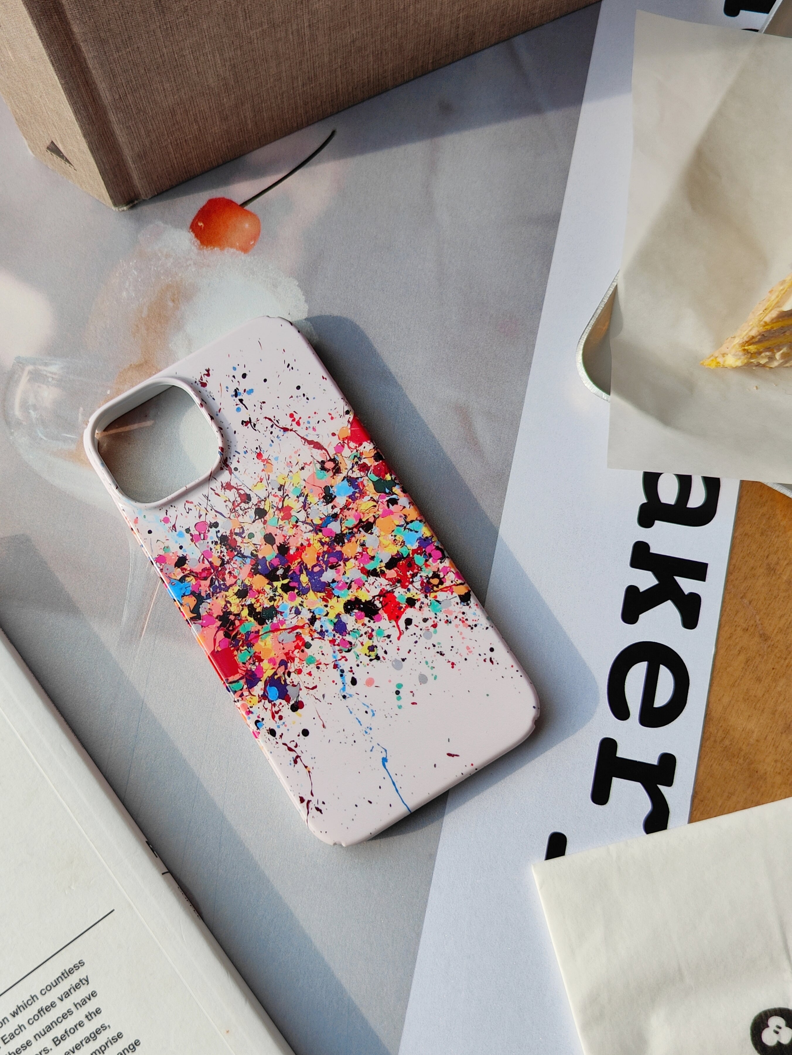 Colorful Abstract Splatter Phone Case