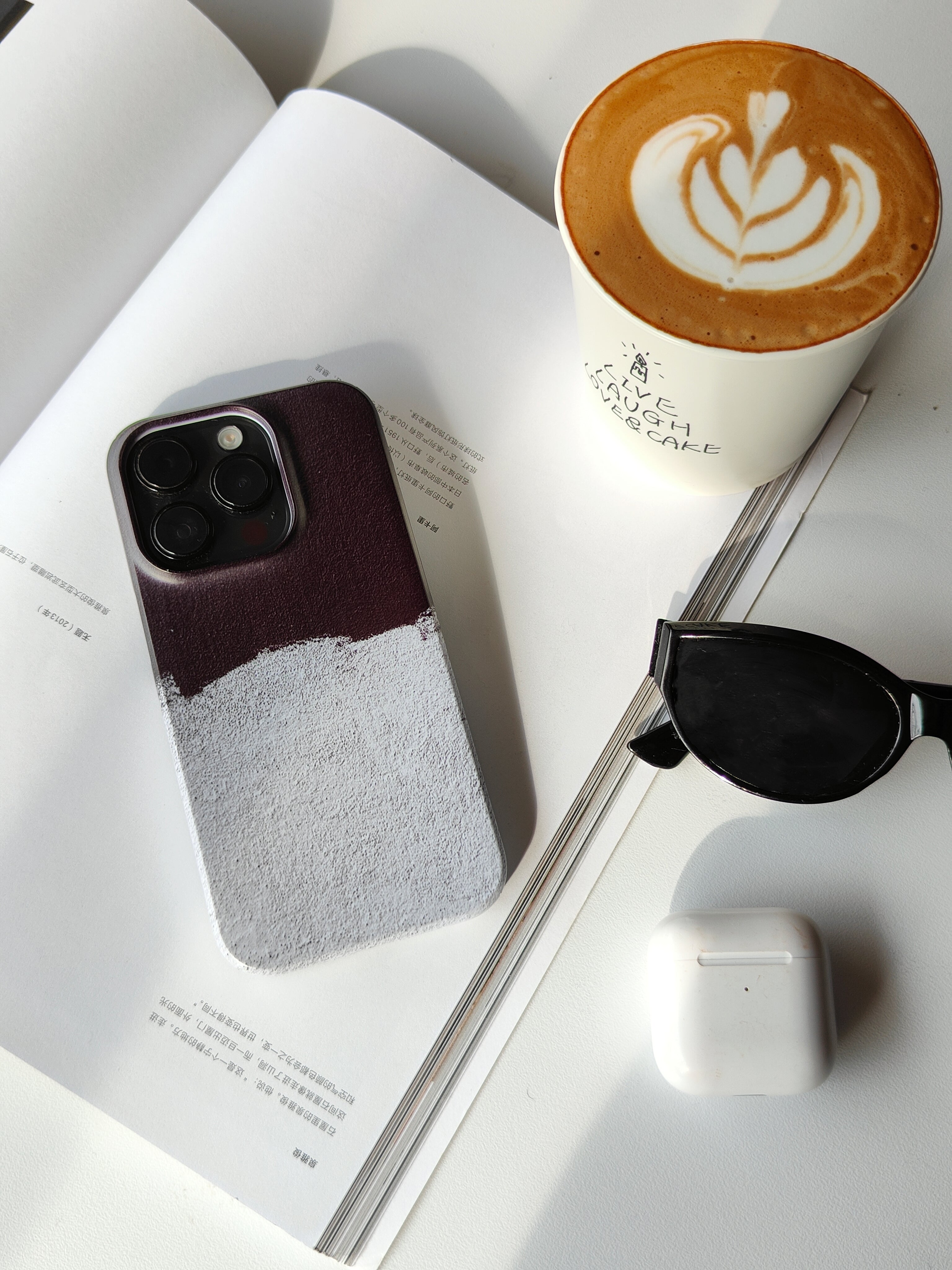 Minimalist Grey-White Gradient Phone Case