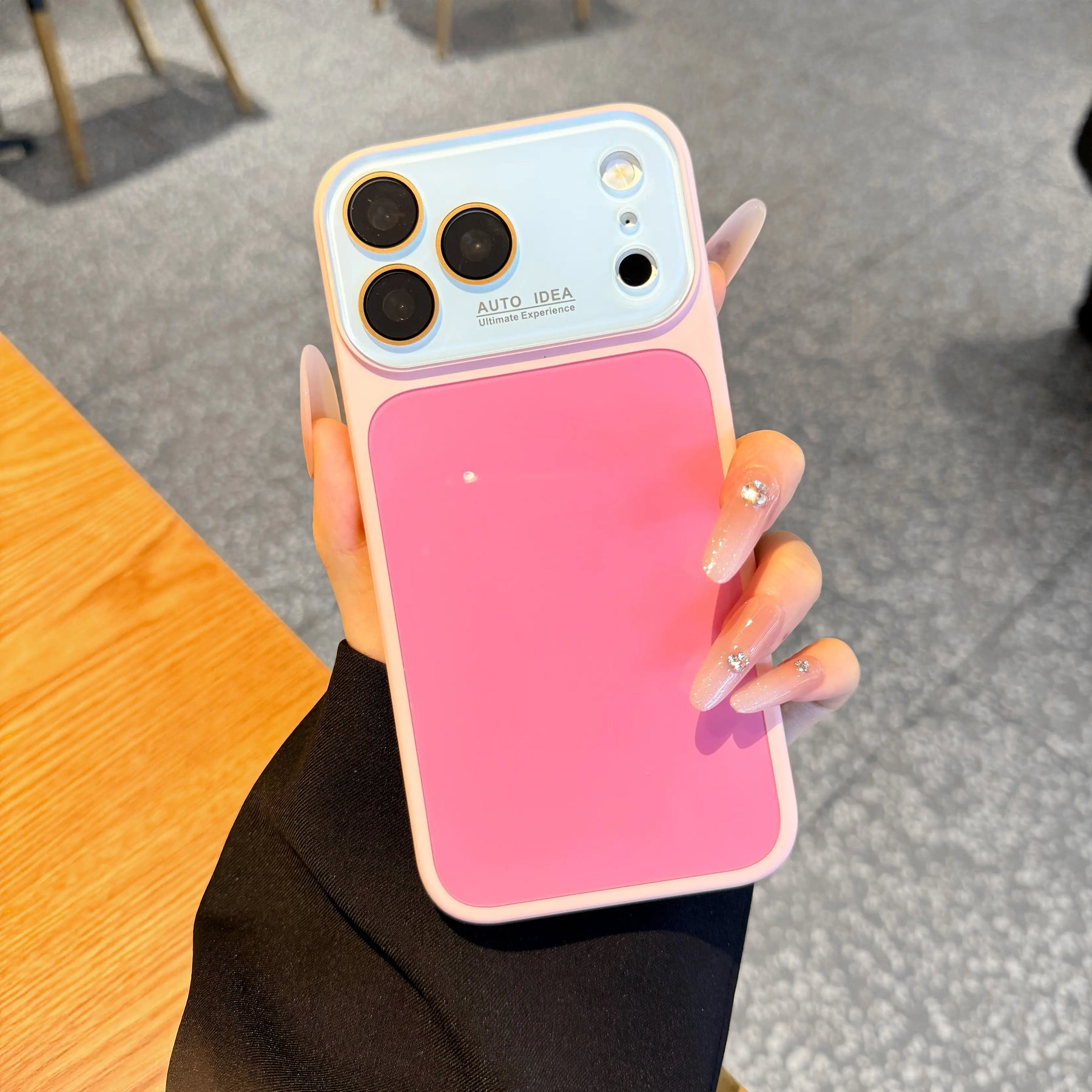 Summer Vibe Dopamine Color Block Phone Case for iPhone 17/16/15/14/13 Pro Max – Soft Touch Minimal Aesthetic Shockproof Cover, Cute Multi-Color Everyday Protective Case.LU7 (main image)