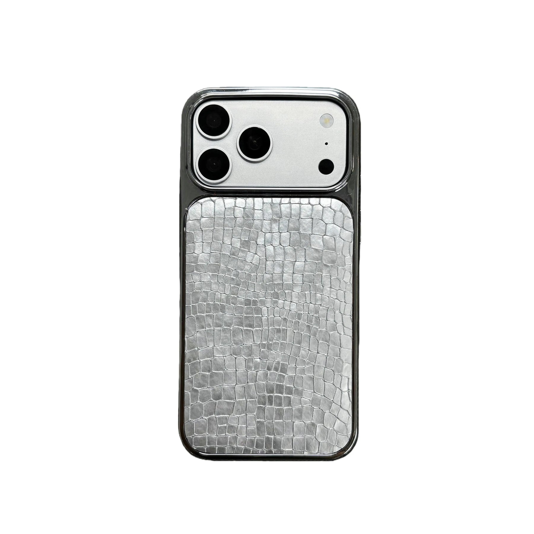 Leather Texture Anti-Drop Protective Case for iPhone 17/14 Pro - High-End Phone Accessories, Smartphone Cover for Device Protection summerwins,summerwins - Color NQ-16-TPY-3B131 Silve (variant image)