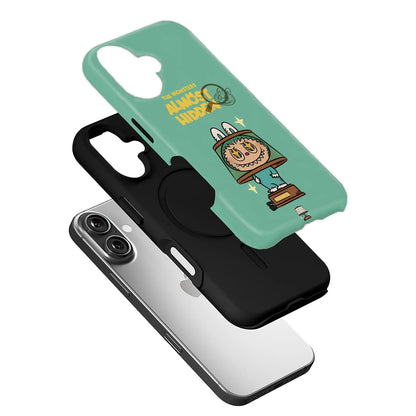 Funda para teléfono Labubu casi oculta