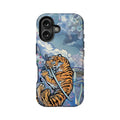 Samurai Tiger Artistic iPhone Case - Unique Sword Tiger Design