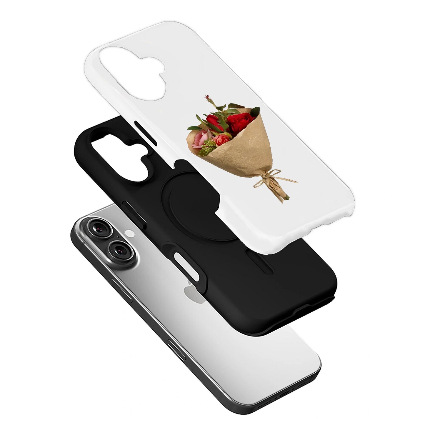 Elegant Bouquet Phone Case – Romantic Floral Design