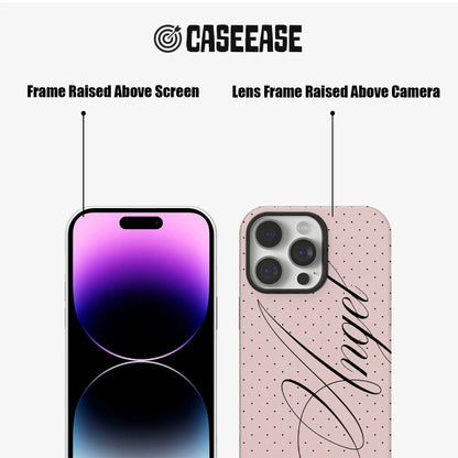Elegant Angel Polka Dot Phone Case