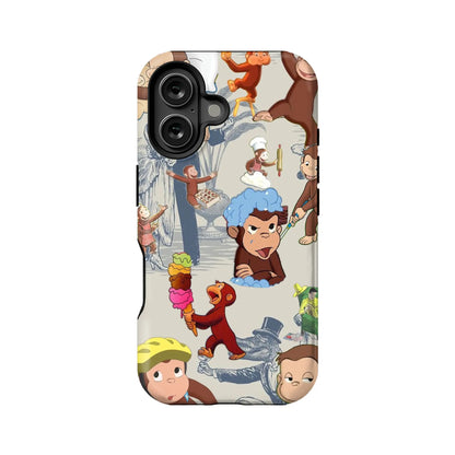 Funda para teléfono con dibujos animados de Jorge el curioso