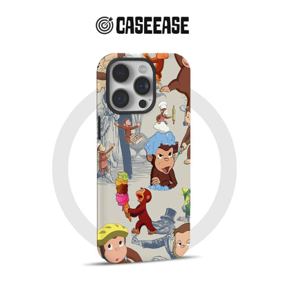Funda para teléfono con dibujos animados de Jorge el curioso