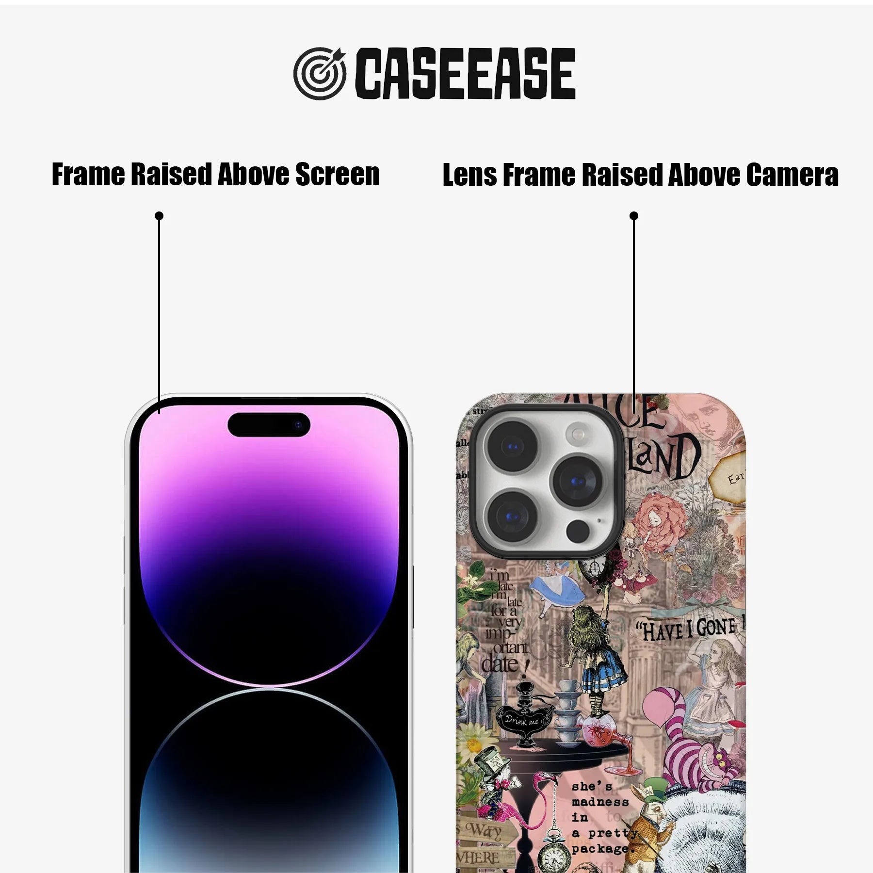 Funda para teléfono de Alicia en el país de las maravillas
