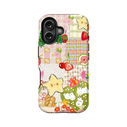 Cute Animal and Fruit Patchwork Phone Case