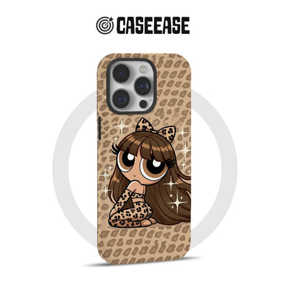 Leopard Print Cartoon Phone Case