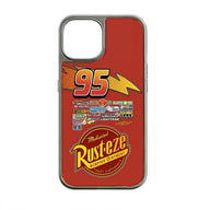 Funda holográfica cromada de Rayo McQueen para teléfono - Diseño de carreras rojo