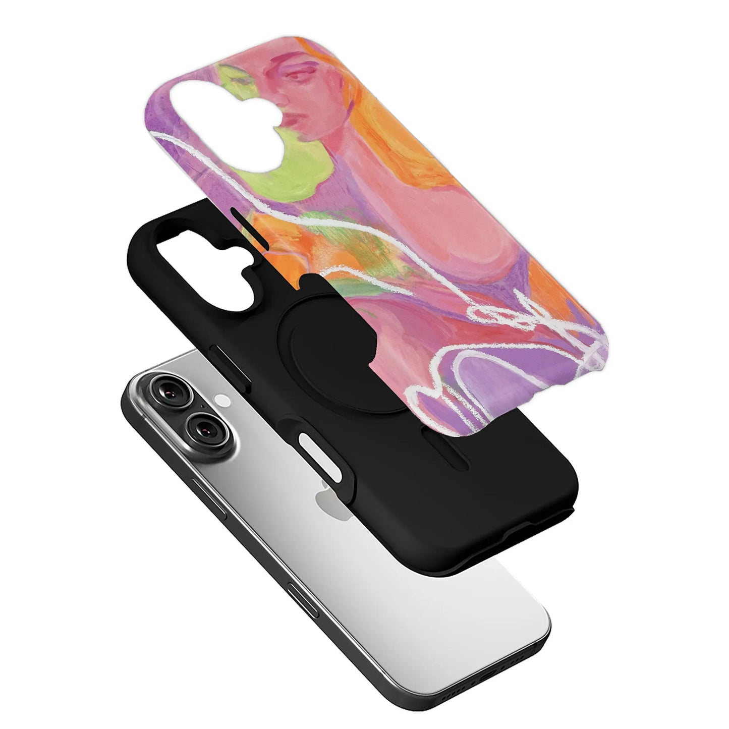 Abstract Colorful Swirl Phone Case