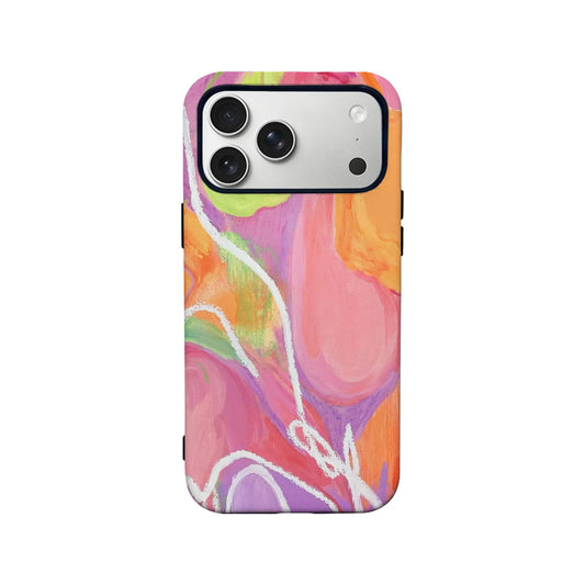Abstract Colorful Swirl Phone Case