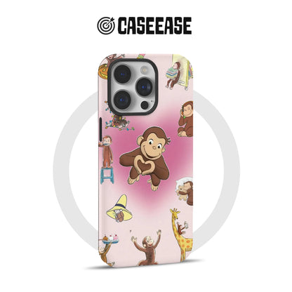 Funda para teléfono con diseño de Jorge el curioso