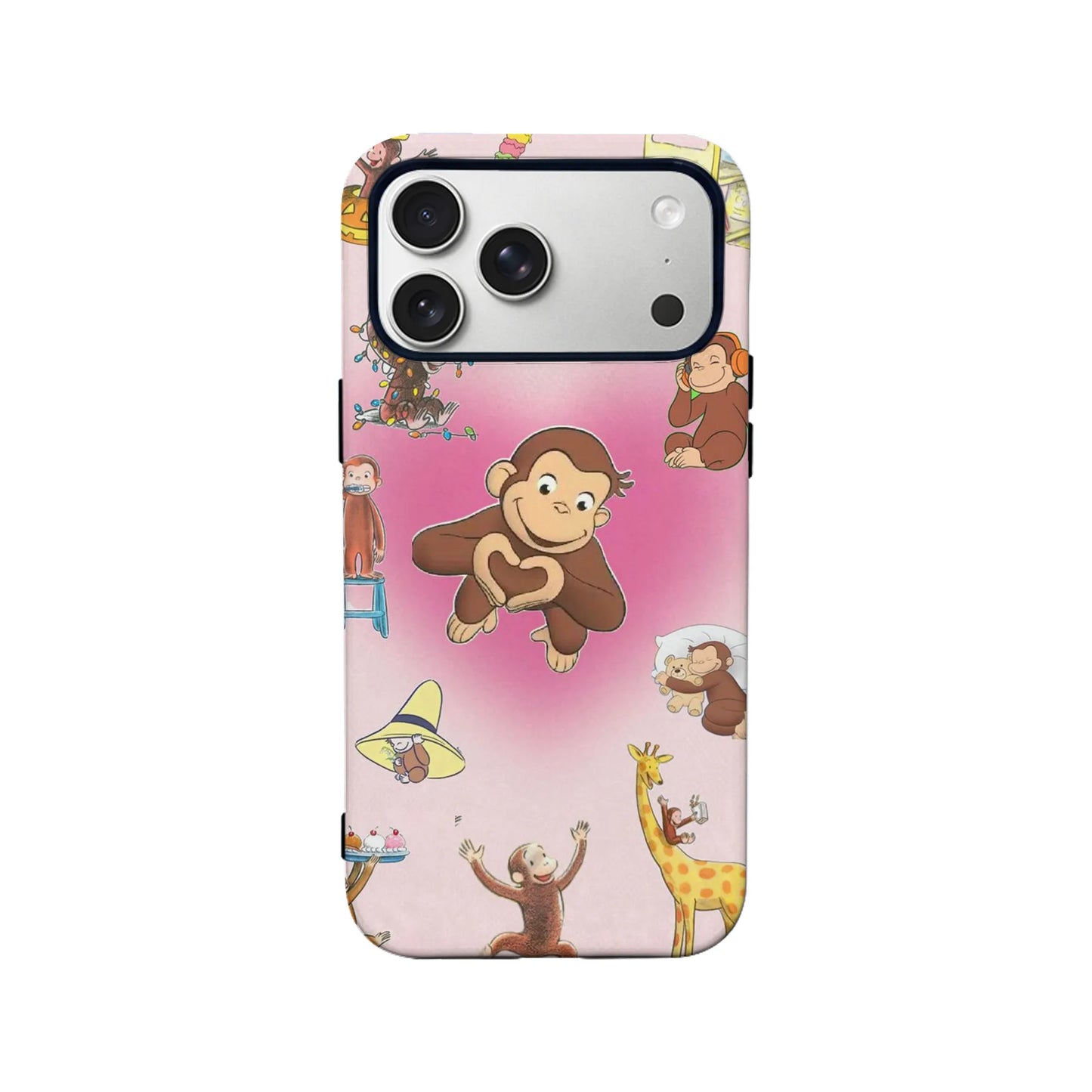 Funda para teléfono con diseño de Jorge el curioso