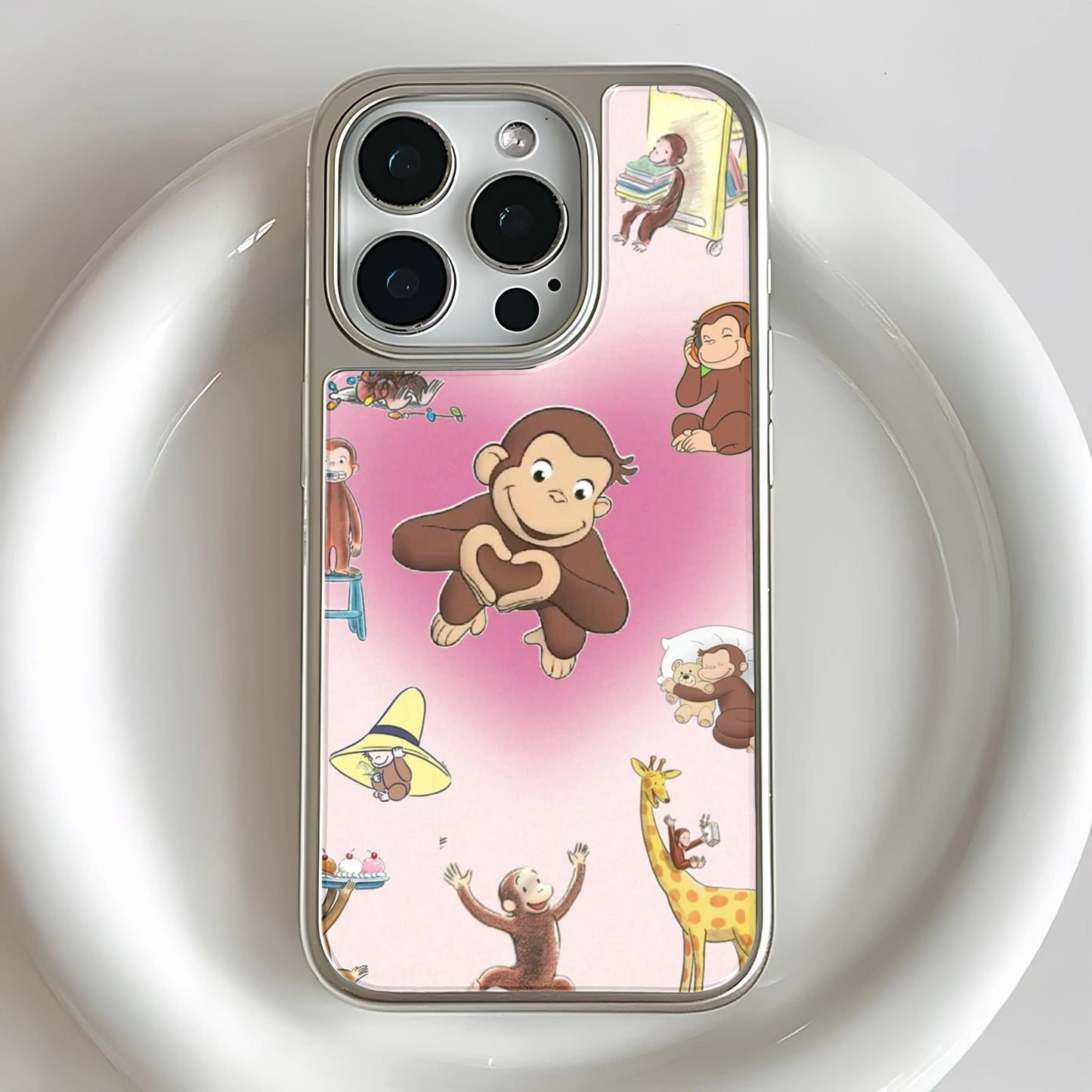 Fun Curious George Phone Case