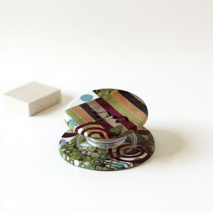 Colorful Music Collage MagSafe Phone Stand