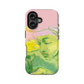 Funda para teléfono con diseño floral artístico