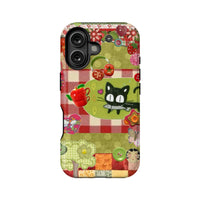 Cute Cat and Garden Phone Case