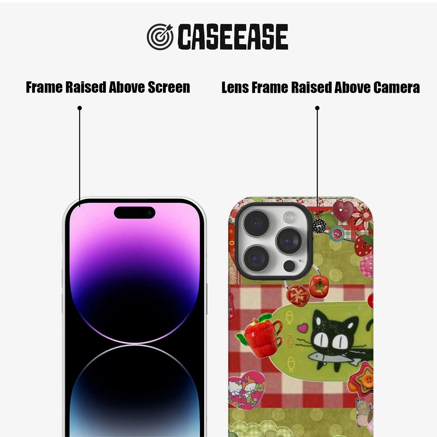 Cute Cat and Garden Phone Case