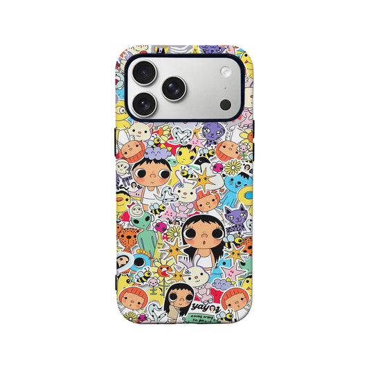 Colorful Cartoon Character Phone Case